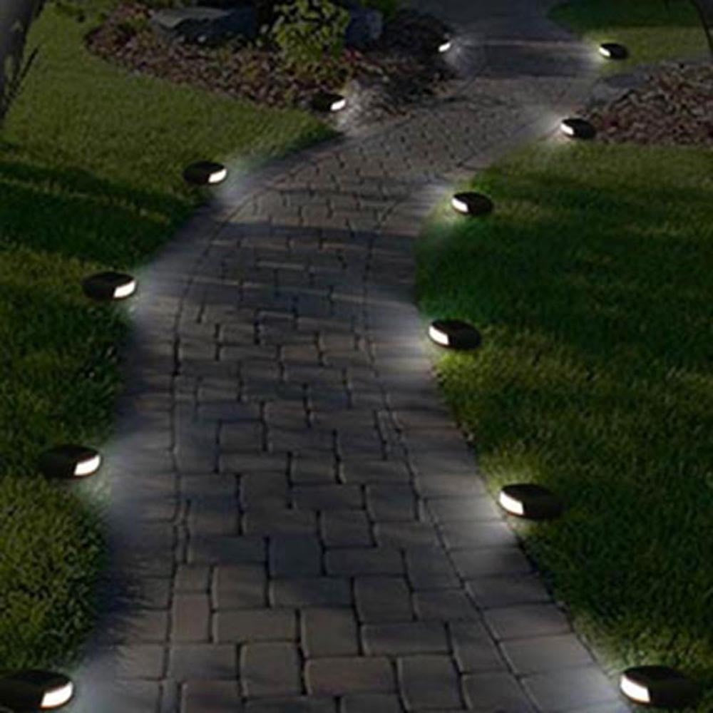 6x Solar Waterproof Outdoor Cobble Stone Lamp