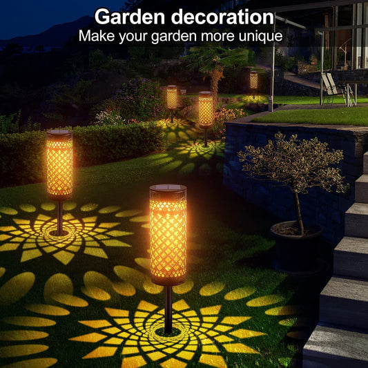 Metal Solar-powered Lawn Lamps (Waterproof)