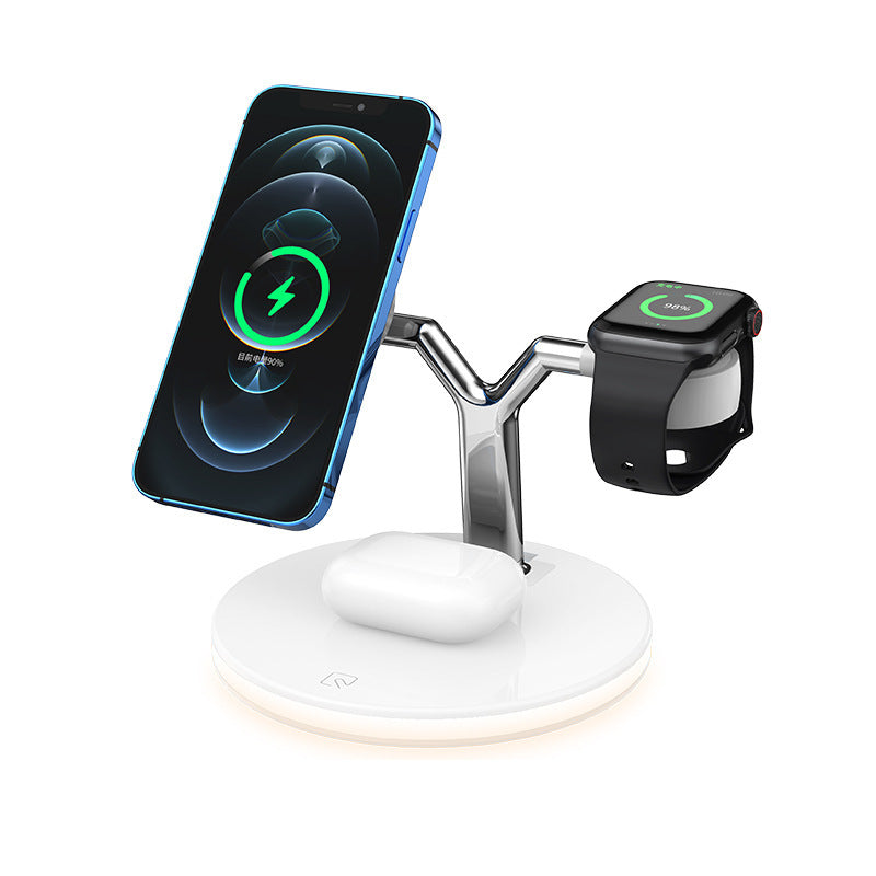Magnetic Wireless 15W Fast Charging Station For Magsafe Chargers