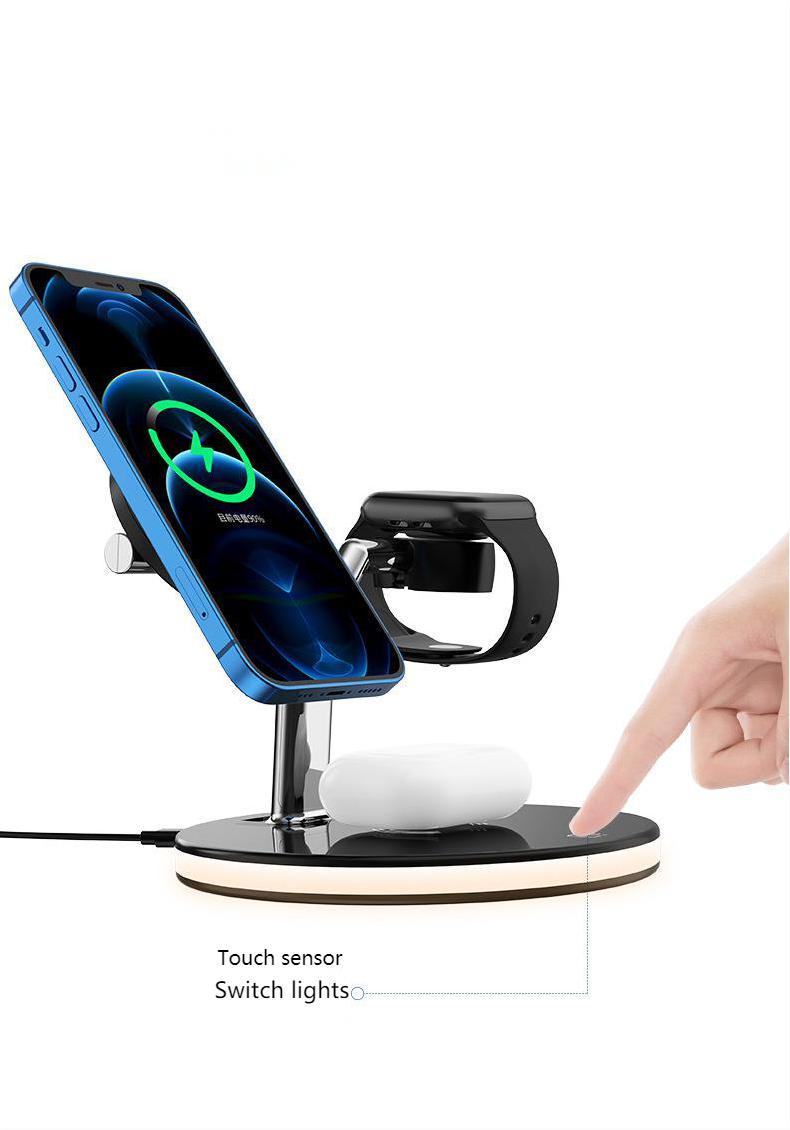 Magnetic Wireless 15W Fast Charging Station For Magsafe Chargers