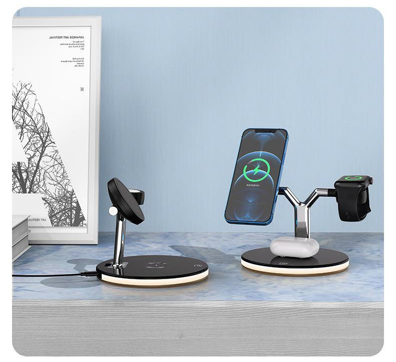 Magnetic Wireless 15W Fast Charging Station For Magsafe Chargers