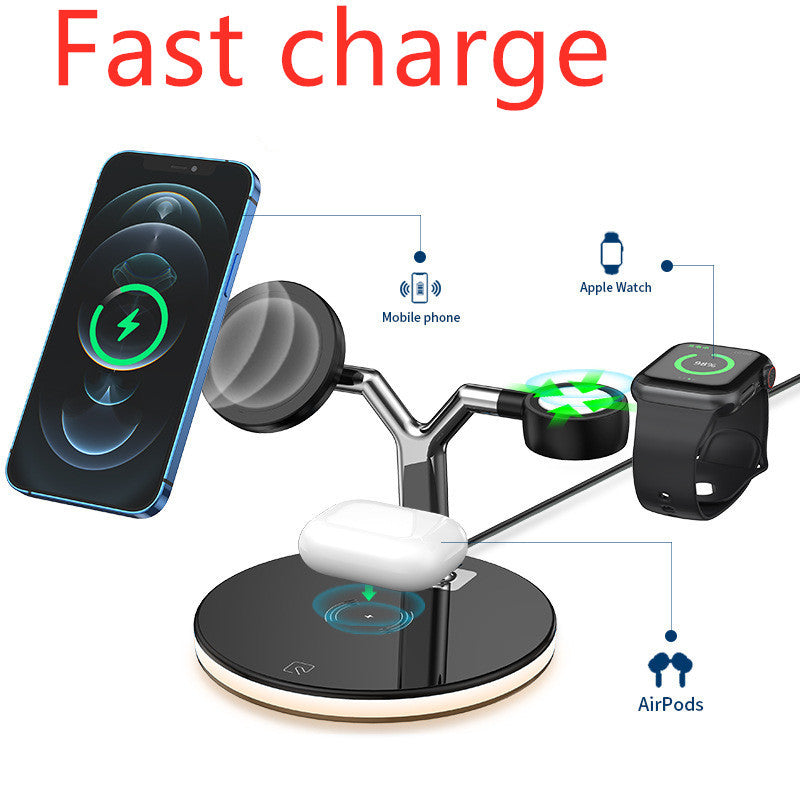 Magnetic Wireless 15W Fast Charging Station For Magsafe Chargers