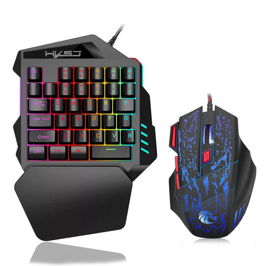 Tactile One-Handed Gaming Keyboard