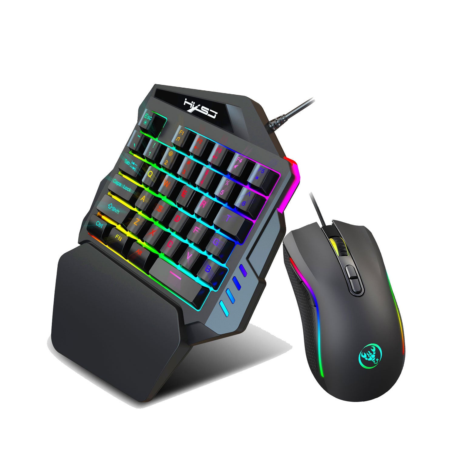 Tactile One-Handed Gaming Keyboard