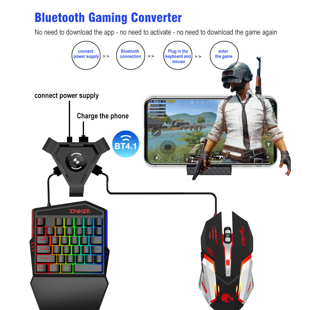 Tactile One-Handed Gaming Keyboard