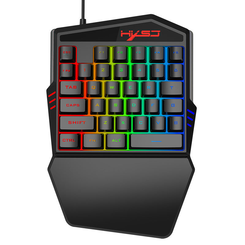Tactile One-Handed Gaming Keyboard