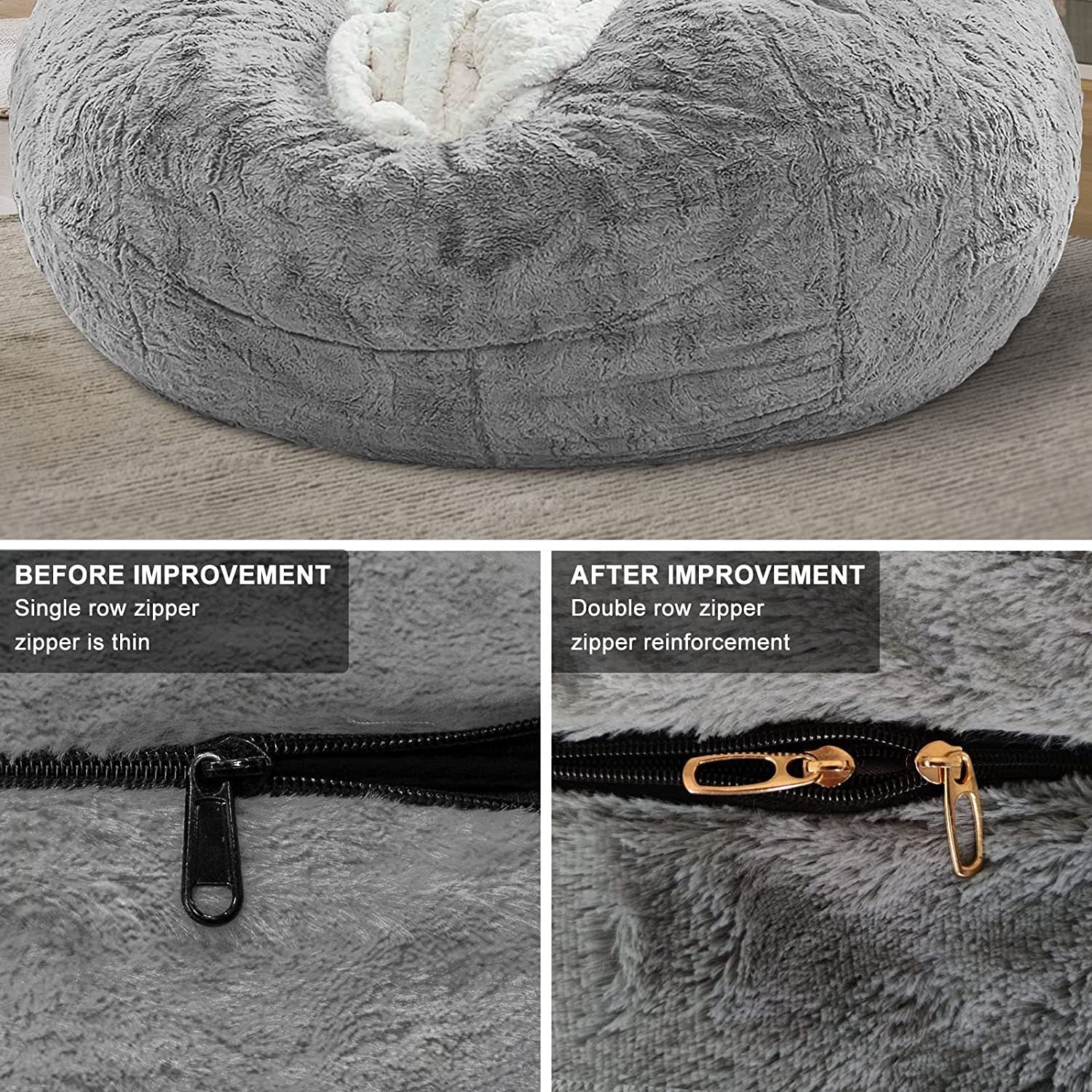 Fluffy  Velvet Sofa Bed Cover
