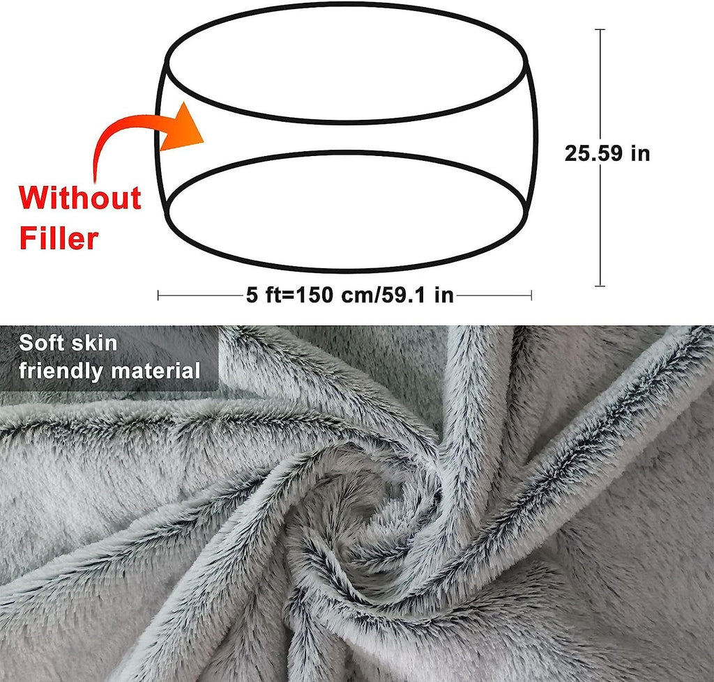 Fluffy  Velvet Sofa Bed Cover