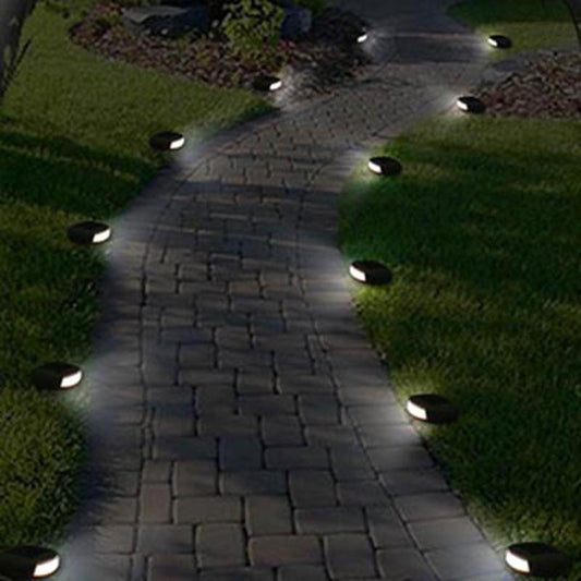 6x Solar Waterproof Outdoor Cobble Stone Lamp