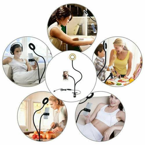 Ring Light Dimmable Lighting Phone Selfie Tripod