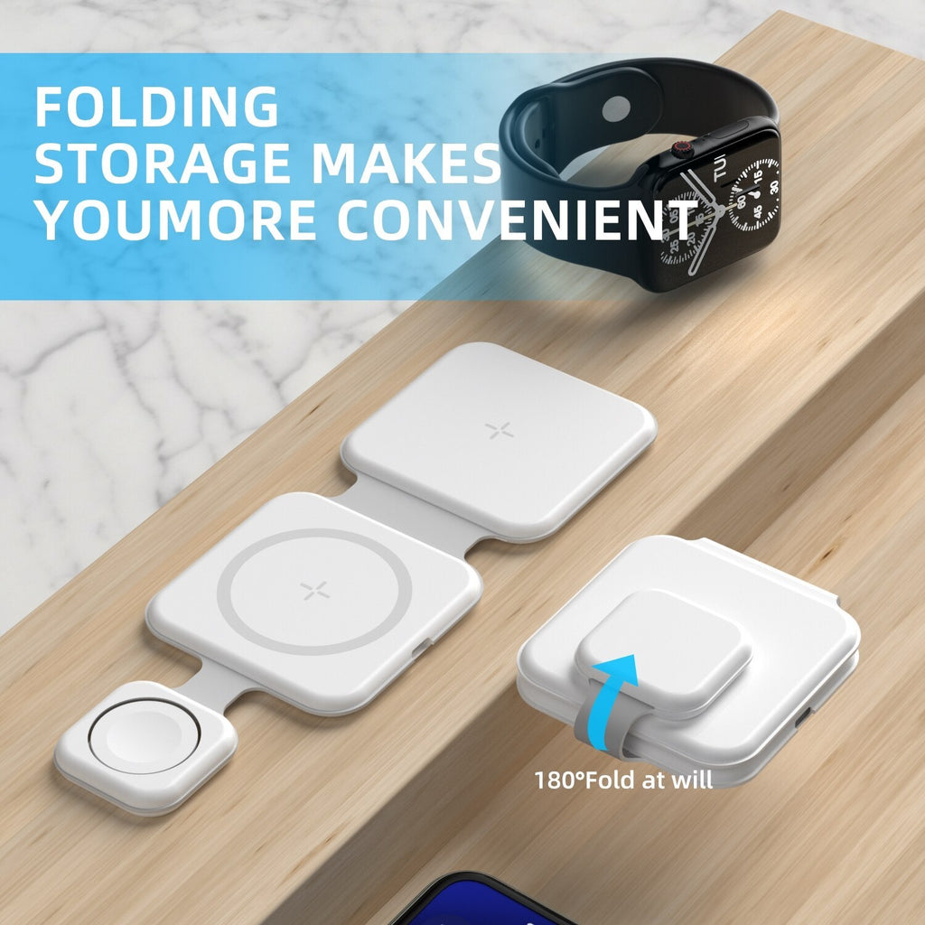 Magnetic Foldable Wireless Charger Charging Station