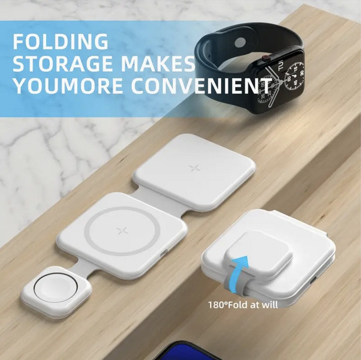 Magnetic Foldable Wireless Charger Charging Station