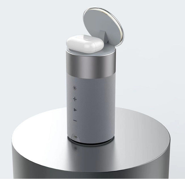 Multi-Function IPhone And AirPods Wireless Charger & Portable Bluetooth Speaker