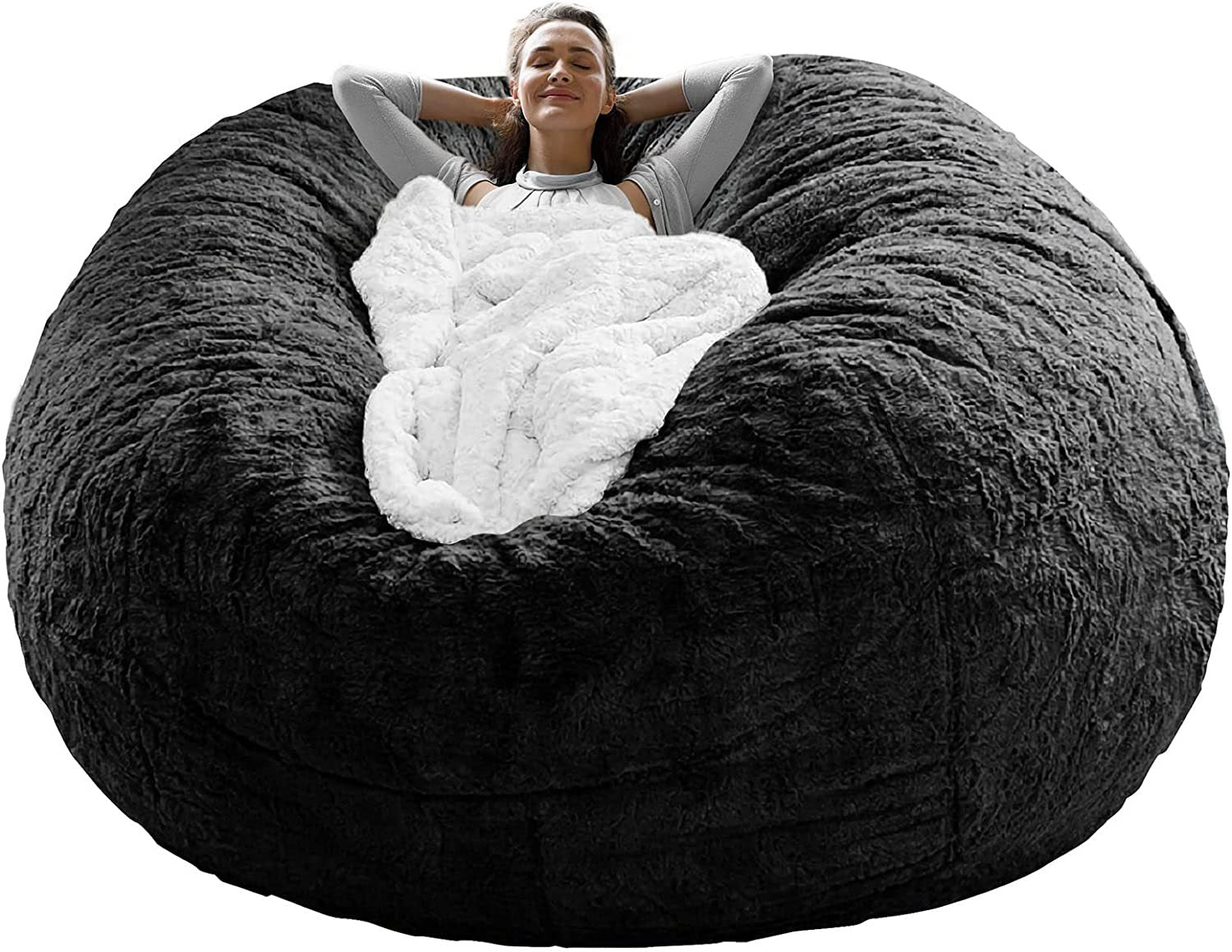 Fluffy  Velvet Sofa Bed Cover