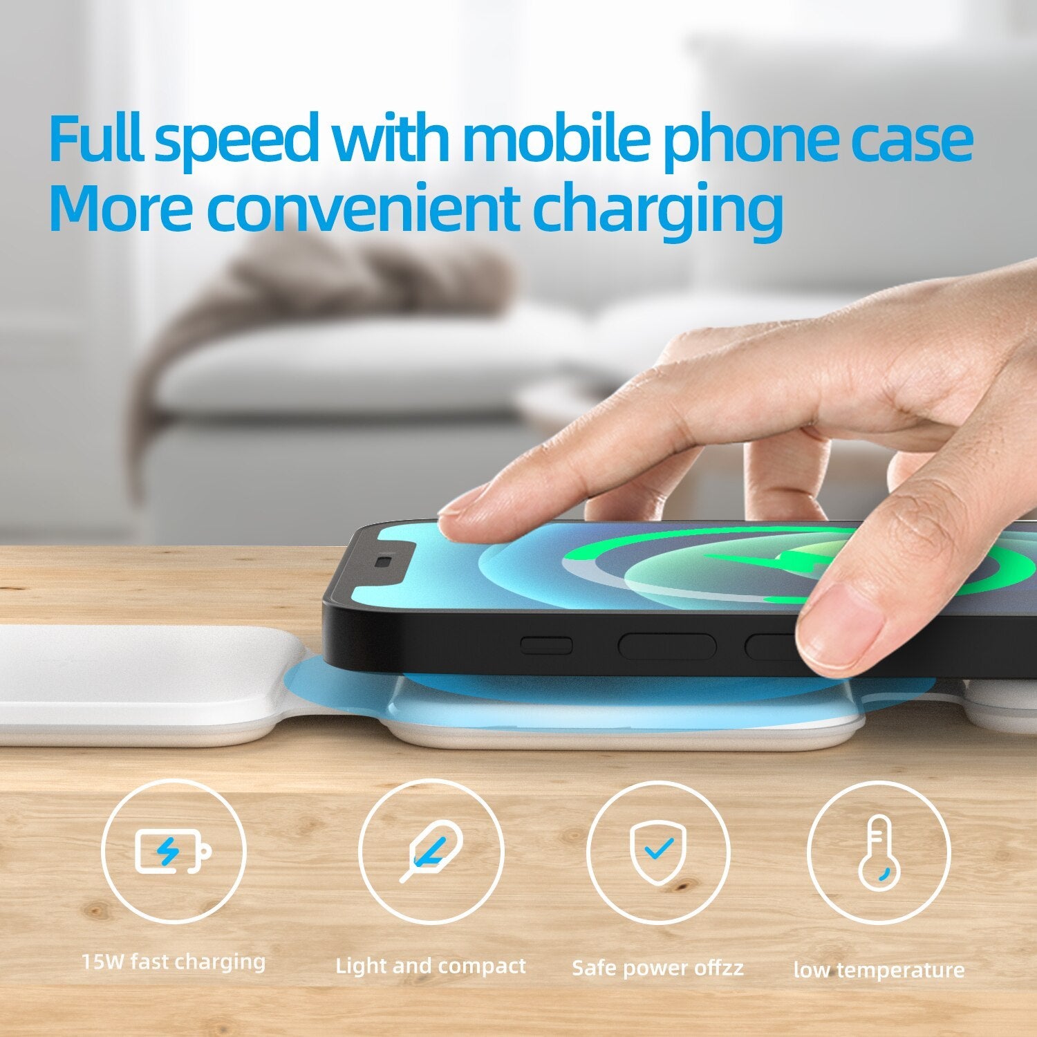 Magnetic Foldable Wireless Charger Charging Station
