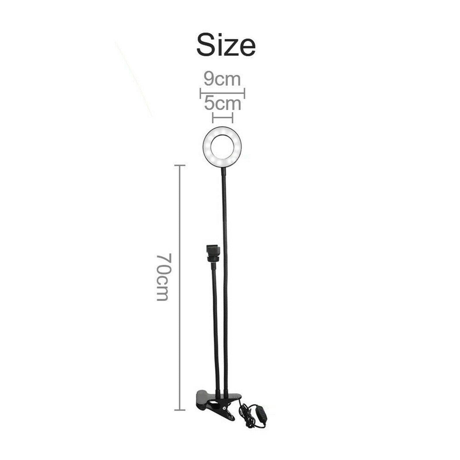 Ring Light Dimmable Lighting Phone Selfie Tripod