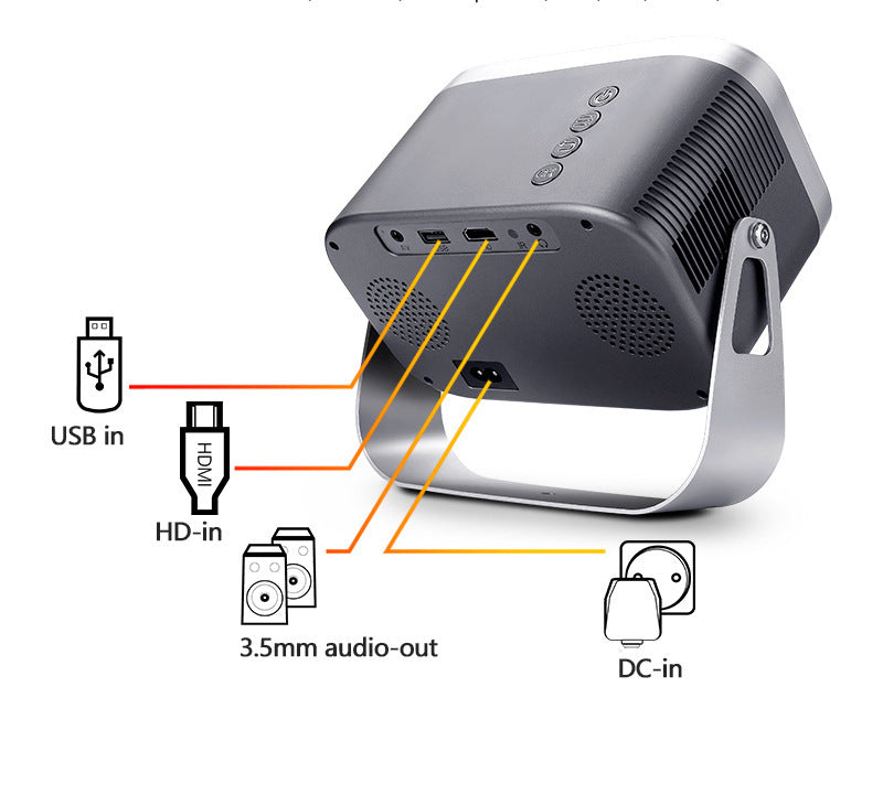 Portable Projector With Bracket